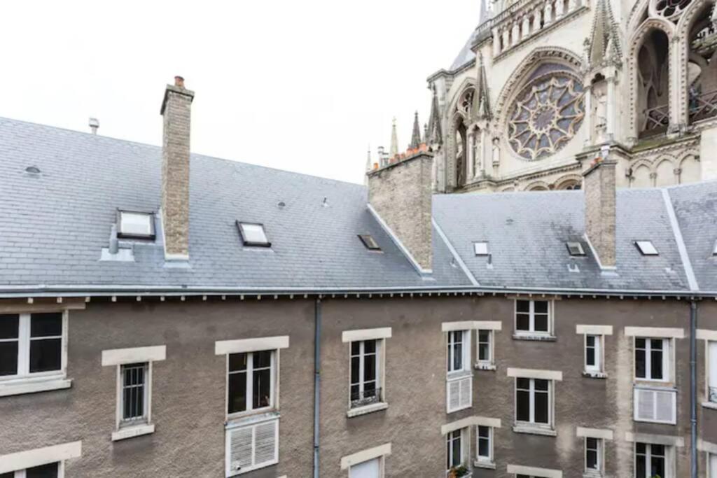 Apartmán Hyper Centre Cathedrale Remeš Exteriér fotografie